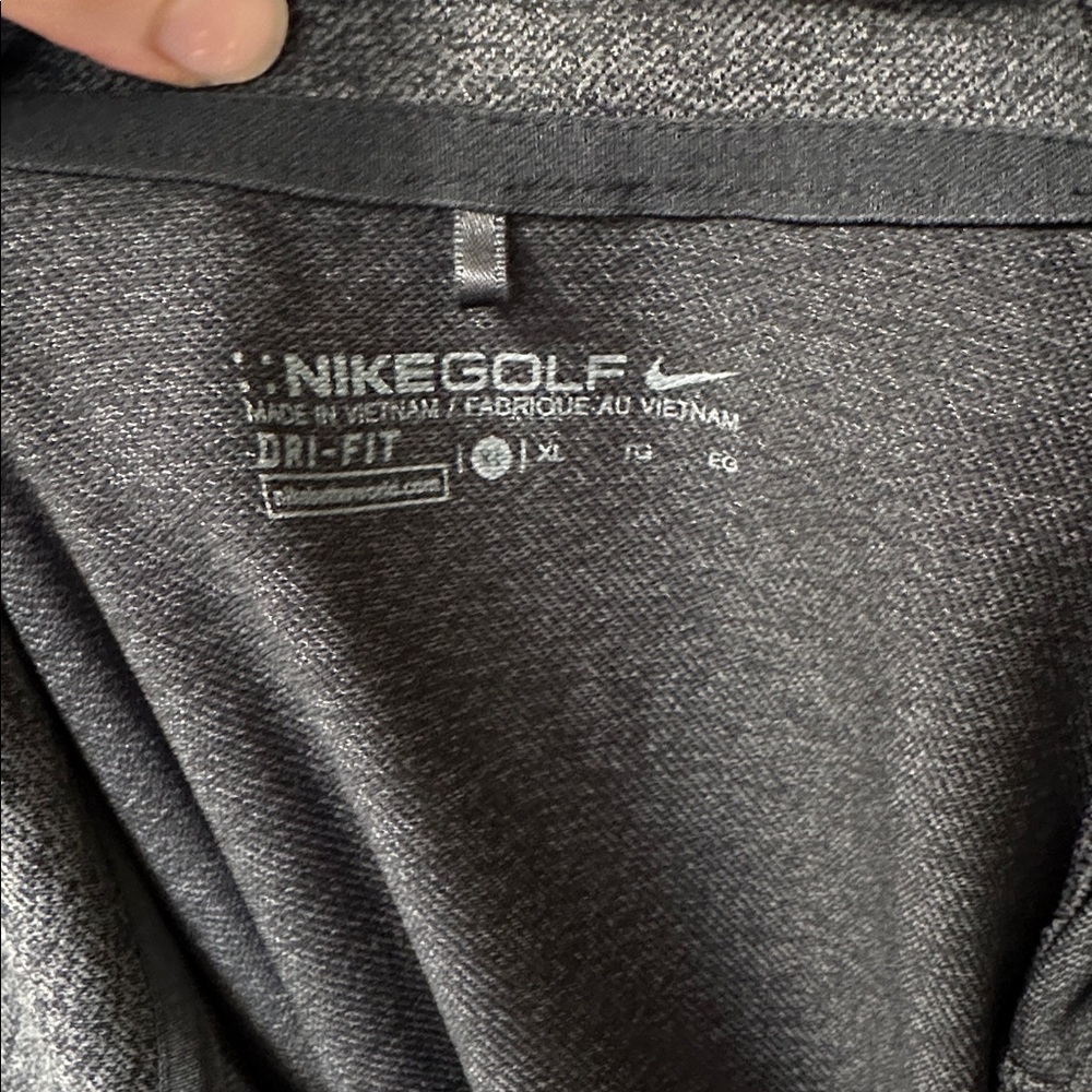 Nike Golf Charcoal Sleeveless Polo Shirt - Picture 7 of 8